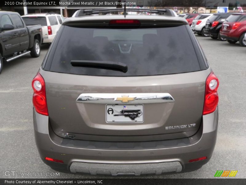 Mocha Steel Metallic / Jet Black/Brownstone 2010 Chevrolet Equinox LTZ