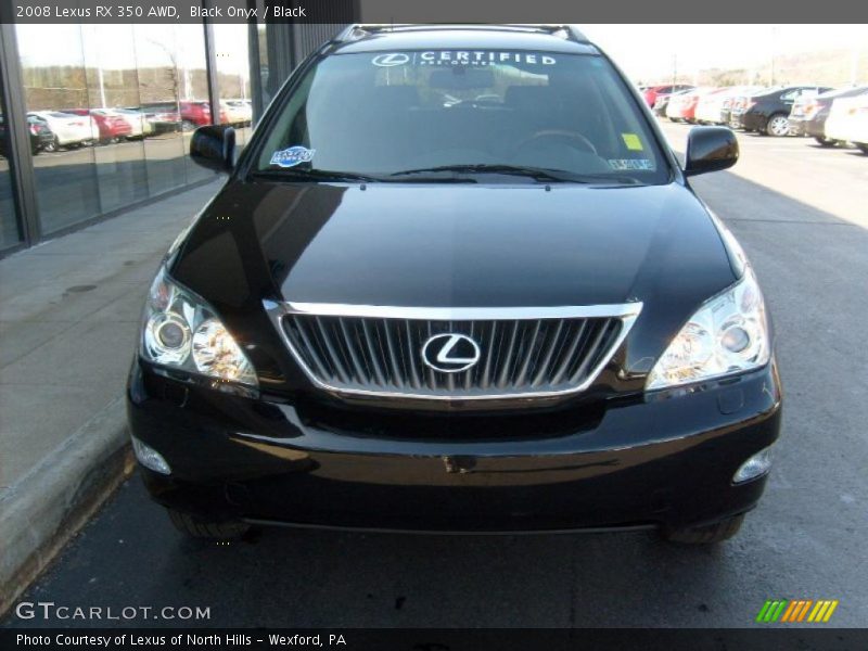 Black Onyx / Black 2008 Lexus RX 350 AWD
