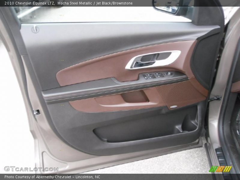 Mocha Steel Metallic / Jet Black/Brownstone 2010 Chevrolet Equinox LTZ