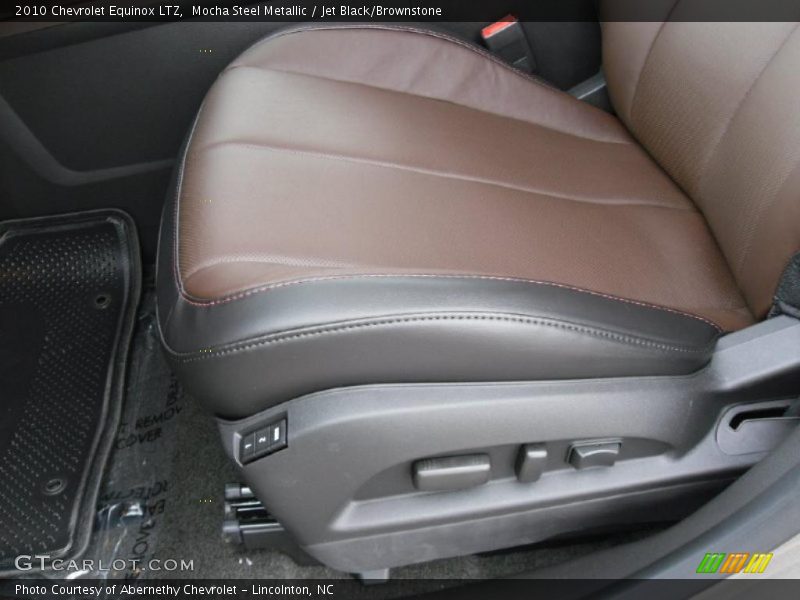 Mocha Steel Metallic / Jet Black/Brownstone 2010 Chevrolet Equinox LTZ