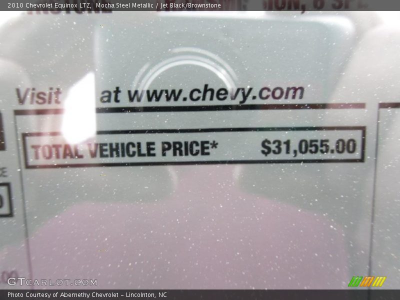 Mocha Steel Metallic / Jet Black/Brownstone 2010 Chevrolet Equinox LTZ