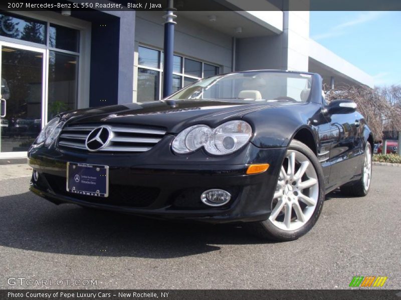 Black / Java 2007 Mercedes-Benz SL 550 Roadster