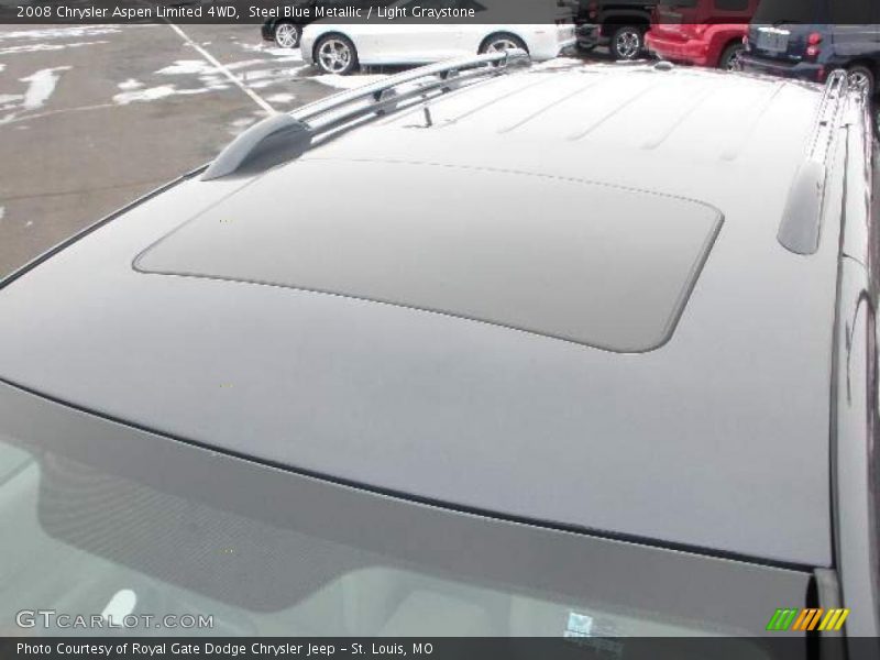 Steel Blue Metallic / Light Graystone 2008 Chrysler Aspen Limited 4WD