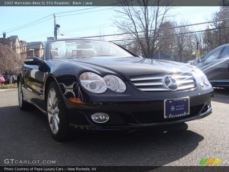 Black / Java 2007 Mercedes-Benz SL 550 Roadster
