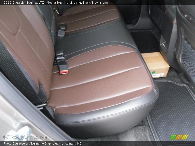 Mocha Steel Metallic / Jet Black/Brownstone 2010 Chevrolet Equinox LTZ