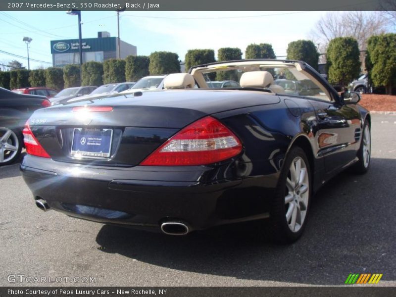 Black / Java 2007 Mercedes-Benz SL 550 Roadster