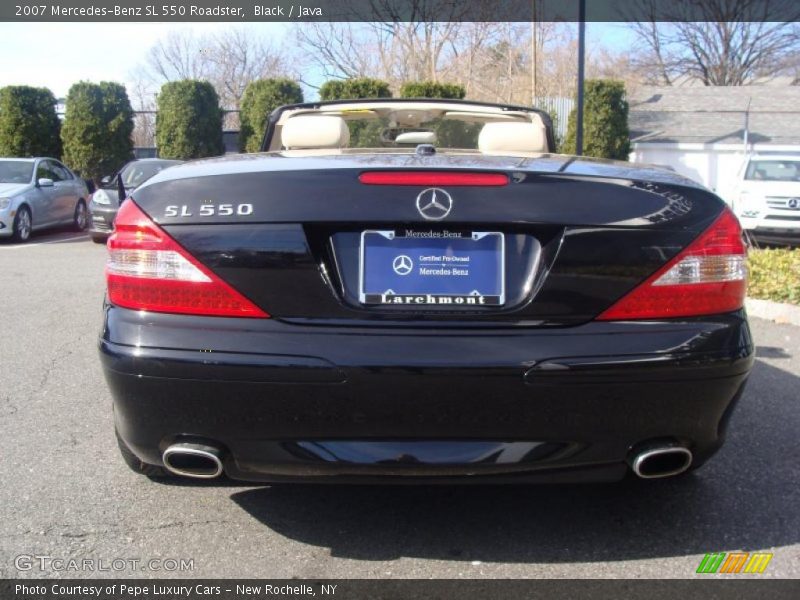 Black / Java 2007 Mercedes-Benz SL 550 Roadster
