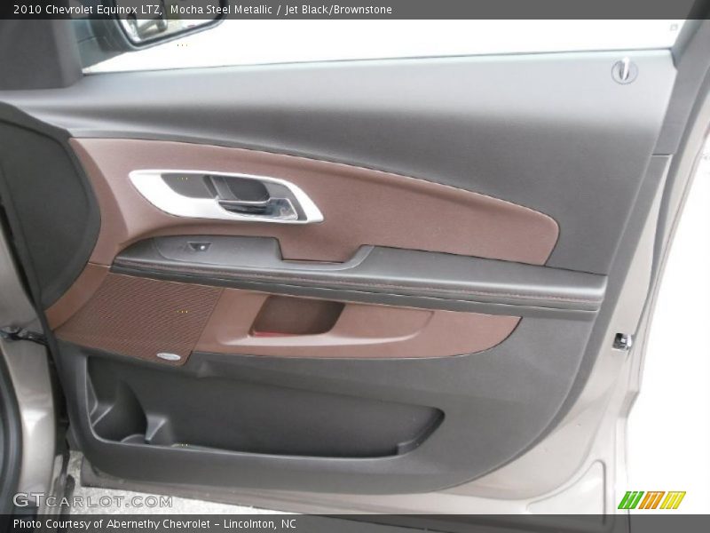 Mocha Steel Metallic / Jet Black/Brownstone 2010 Chevrolet Equinox LTZ