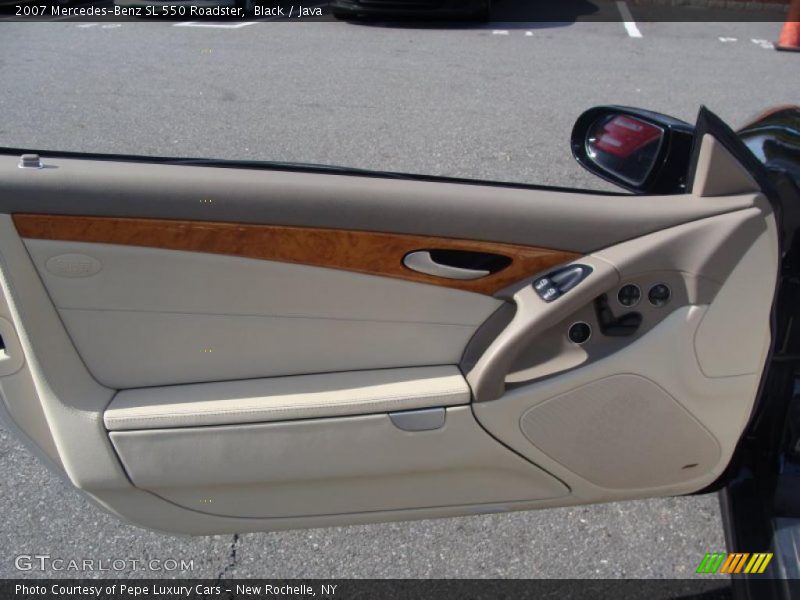 Black / Java 2007 Mercedes-Benz SL 550 Roadster