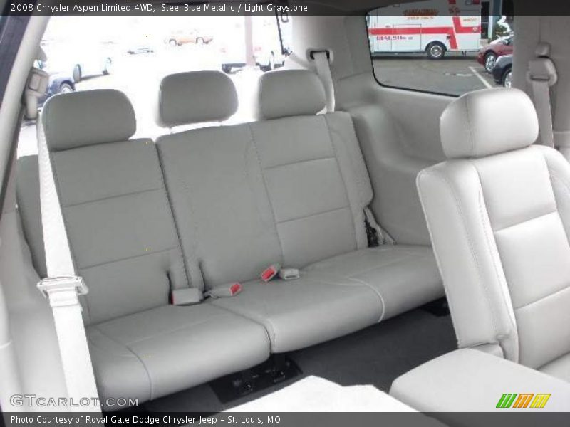Steel Blue Metallic / Light Graystone 2008 Chrysler Aspen Limited 4WD