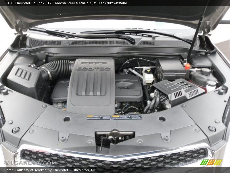 Mocha Steel Metallic / Jet Black/Brownstone 2010 Chevrolet Equinox LTZ