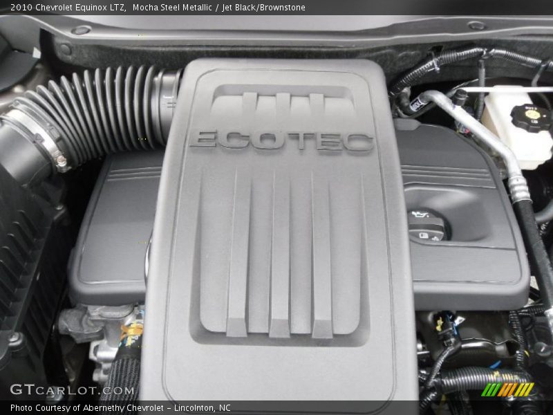 Mocha Steel Metallic / Jet Black/Brownstone 2010 Chevrolet Equinox LTZ