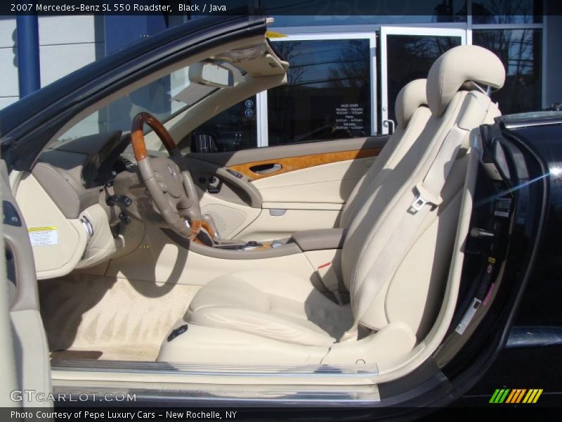 Black / Java 2007 Mercedes-Benz SL 550 Roadster