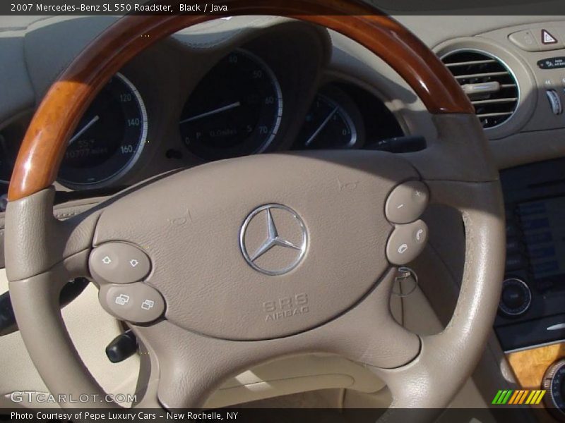 Black / Java 2007 Mercedes-Benz SL 550 Roadster