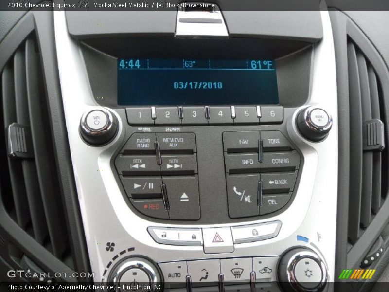 Mocha Steel Metallic / Jet Black/Brownstone 2010 Chevrolet Equinox LTZ