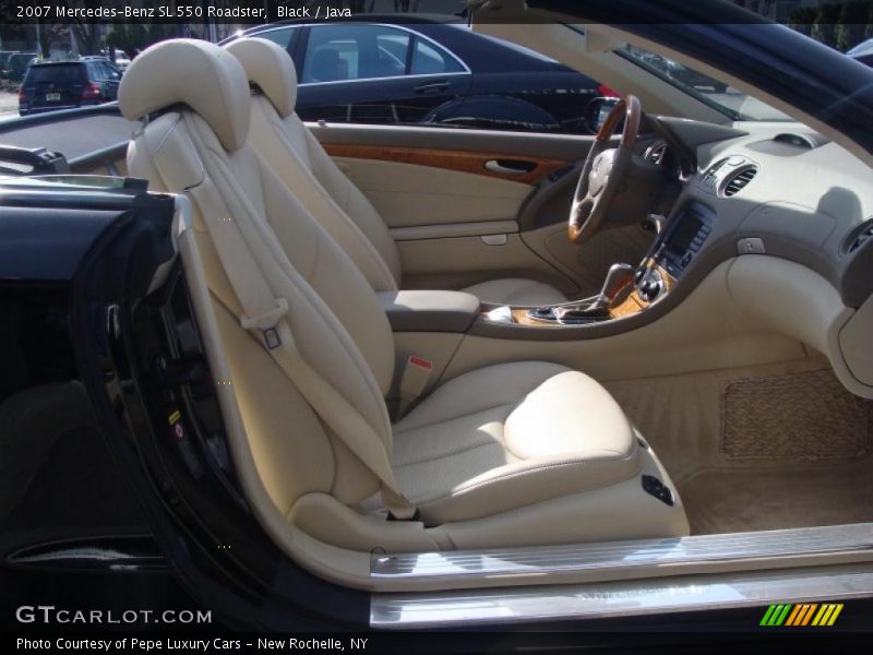 Black / Java 2007 Mercedes-Benz SL 550 Roadster