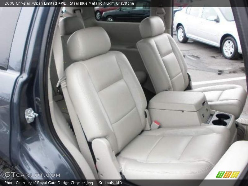 Steel Blue Metallic / Light Graystone 2008 Chrysler Aspen Limited 4WD