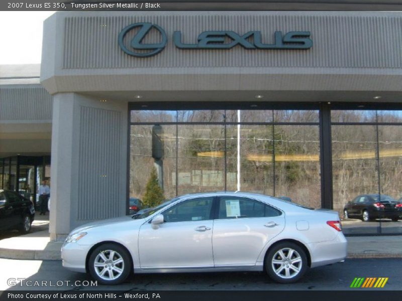 Tungsten Silver Metallic / Black 2007 Lexus ES 350