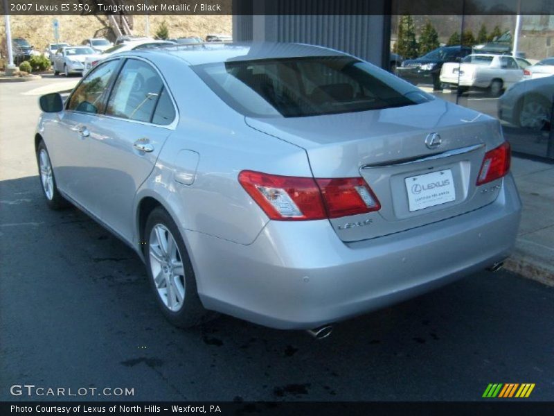 Tungsten Silver Metallic / Black 2007 Lexus ES 350