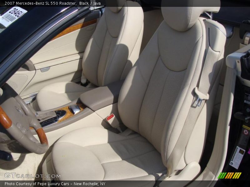 Black / Java 2007 Mercedes-Benz SL 550 Roadster