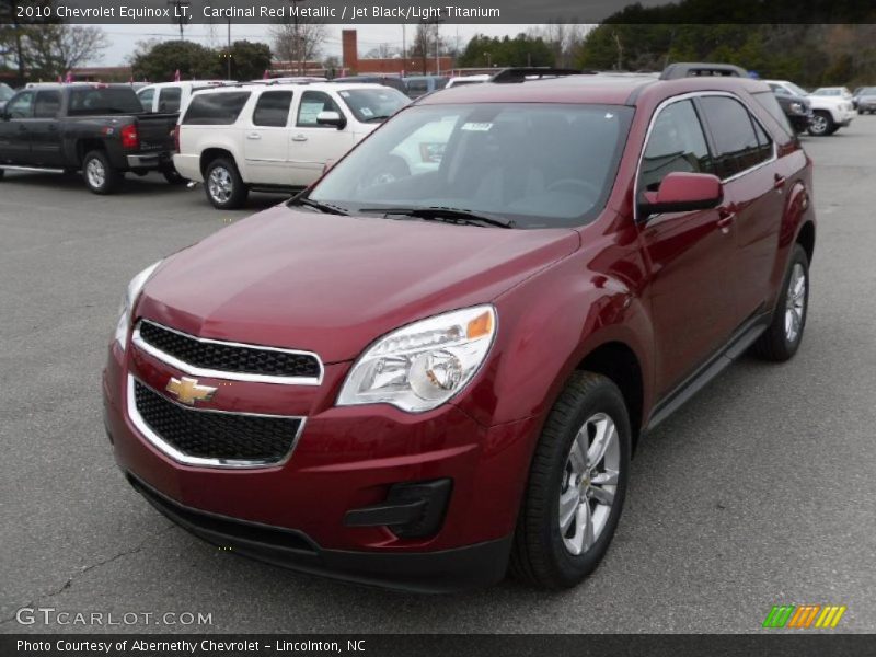 Cardinal Red Metallic / Jet Black/Light Titanium 2010 Chevrolet Equinox LT