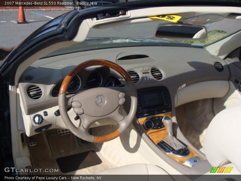 Black / Java 2007 Mercedes-Benz SL 550 Roadster