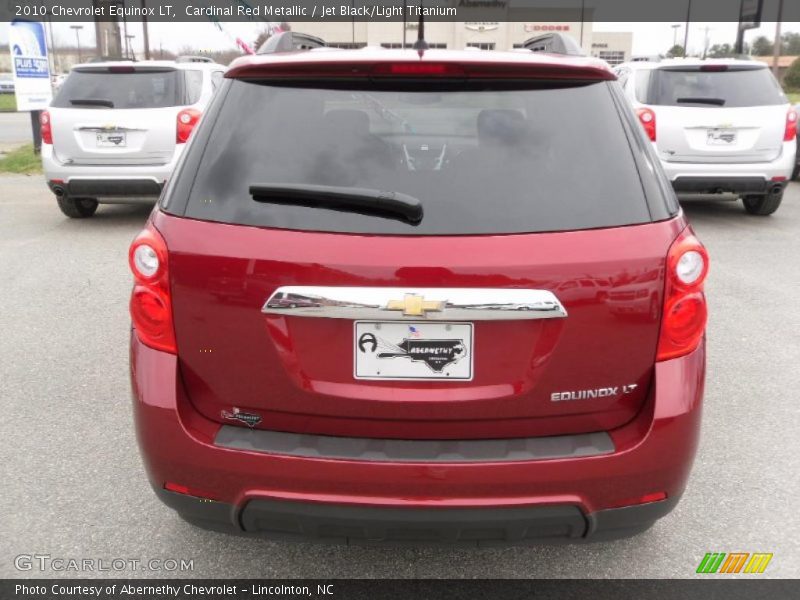Cardinal Red Metallic / Jet Black/Light Titanium 2010 Chevrolet Equinox LT