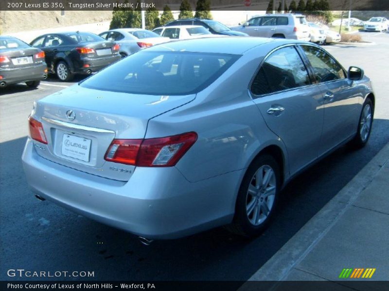 Tungsten Silver Metallic / Black 2007 Lexus ES 350