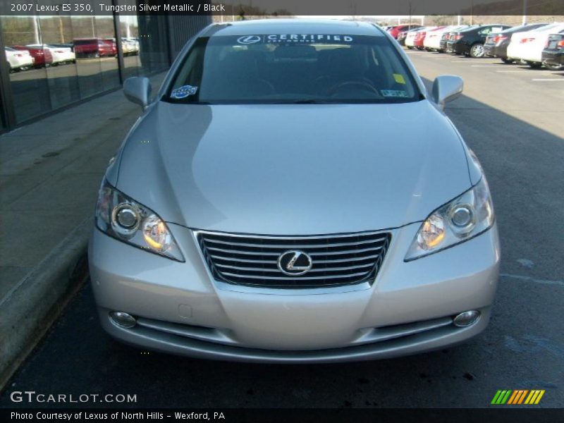 Tungsten Silver Metallic / Black 2007 Lexus ES 350