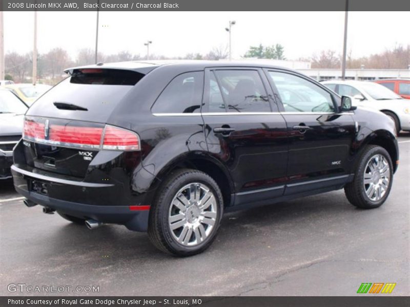 Black Clearcoat / Charcoal Black 2008 Lincoln MKX AWD