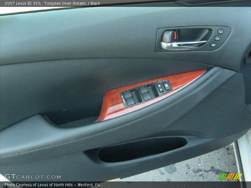 Tungsten Silver Metallic / Black 2007 Lexus ES 350