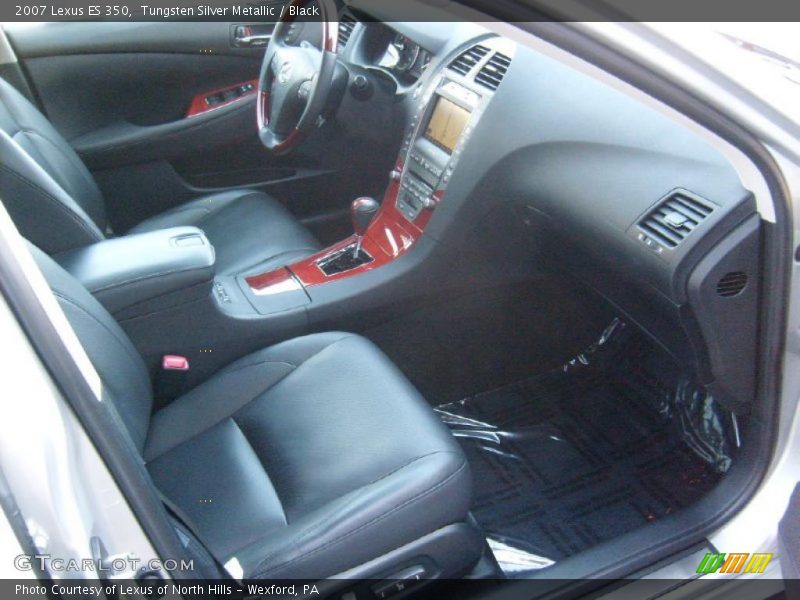 Tungsten Silver Metallic / Black 2007 Lexus ES 350