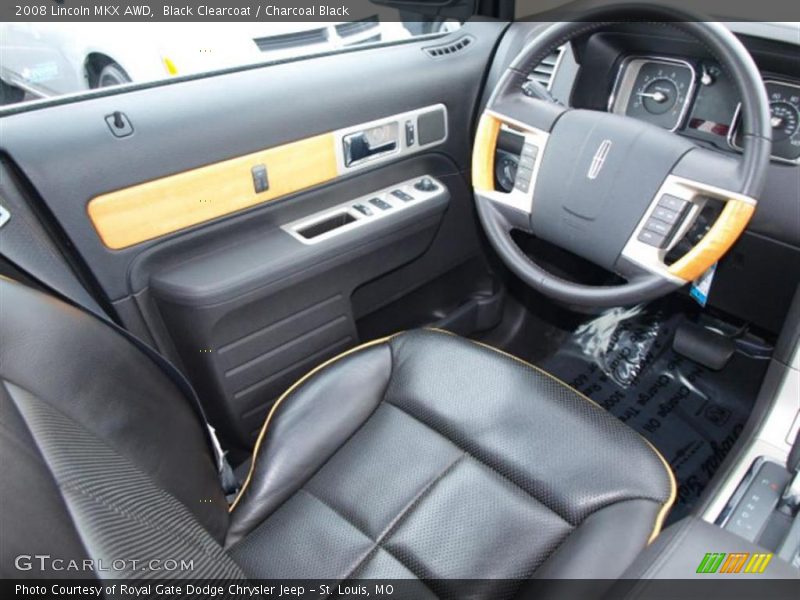 Black Clearcoat / Charcoal Black 2008 Lincoln MKX AWD