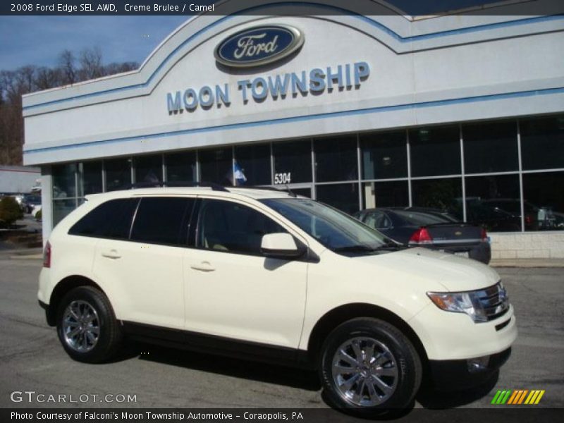 Creme Brulee / Camel 2008 Ford Edge SEL AWD
