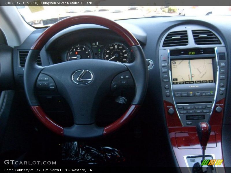 Tungsten Silver Metallic / Black 2007 Lexus ES 350