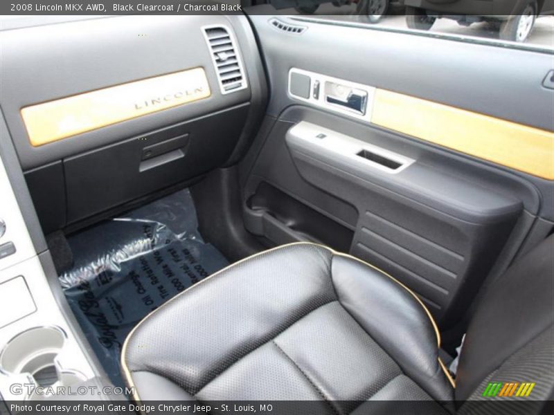 Black Clearcoat / Charcoal Black 2008 Lincoln MKX AWD