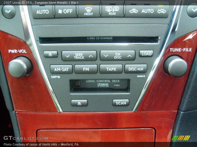 Tungsten Silver Metallic / Black 2007 Lexus ES 350