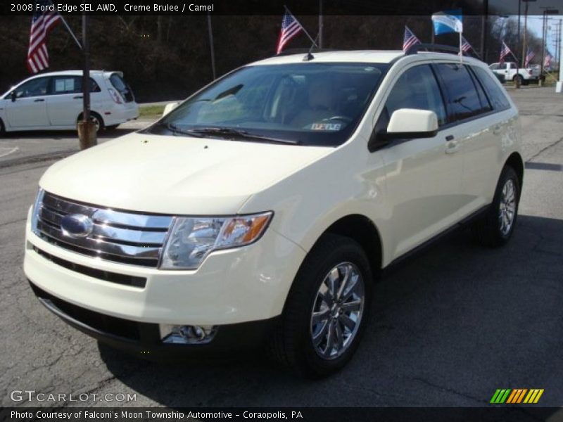 Creme Brulee / Camel 2008 Ford Edge SEL AWD