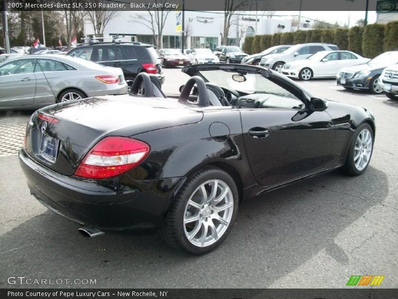 Black / Ash Grey 2005 Mercedes-Benz SLK 350 Roadster