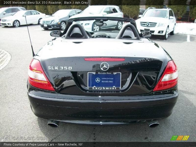 Black / Ash Grey 2005 Mercedes-Benz SLK 350 Roadster
