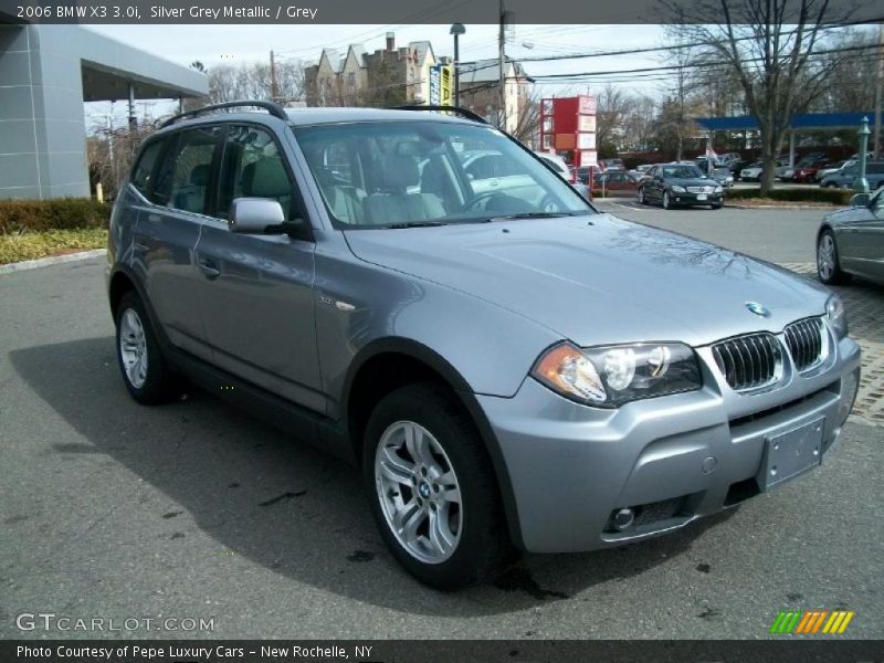 Silver Grey Metallic / Grey 2006 BMW X3 3.0i