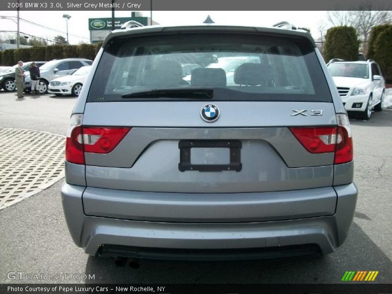 Silver Grey Metallic / Grey 2006 BMW X3 3.0i