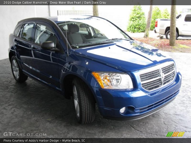 Deep Water Blue Pearl / Dark Slate Gray 2010 Dodge Caliber Mainstreet