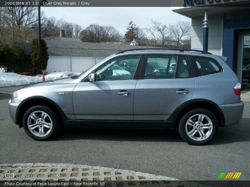 Silver Grey Metallic / Grey 2006 BMW X3 3.0i