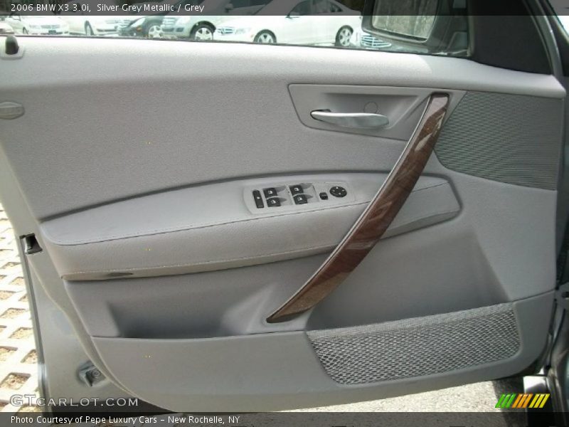 Silver Grey Metallic / Grey 2006 BMW X3 3.0i