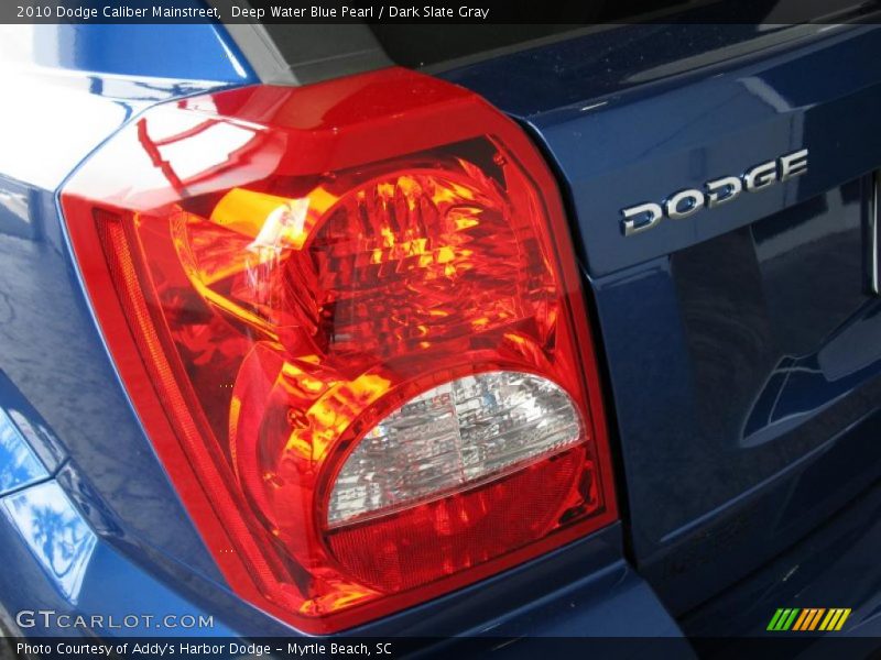 Deep Water Blue Pearl / Dark Slate Gray 2010 Dodge Caliber Mainstreet