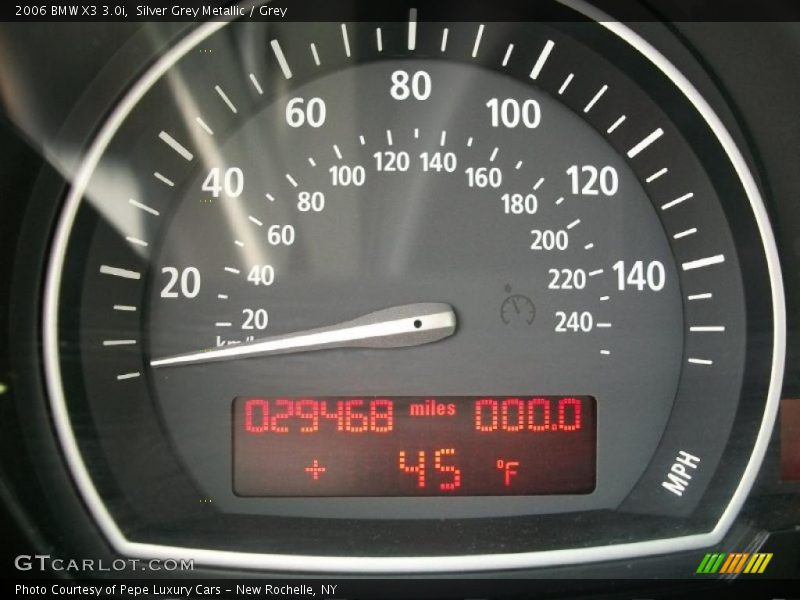 Silver Grey Metallic / Grey 2006 BMW X3 3.0i