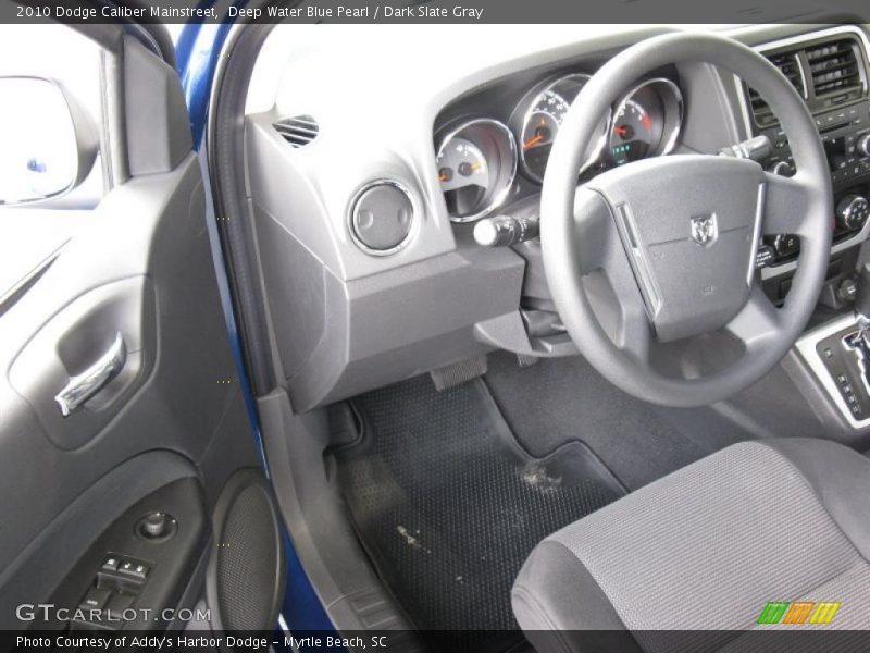 Deep Water Blue Pearl / Dark Slate Gray 2010 Dodge Caliber Mainstreet
