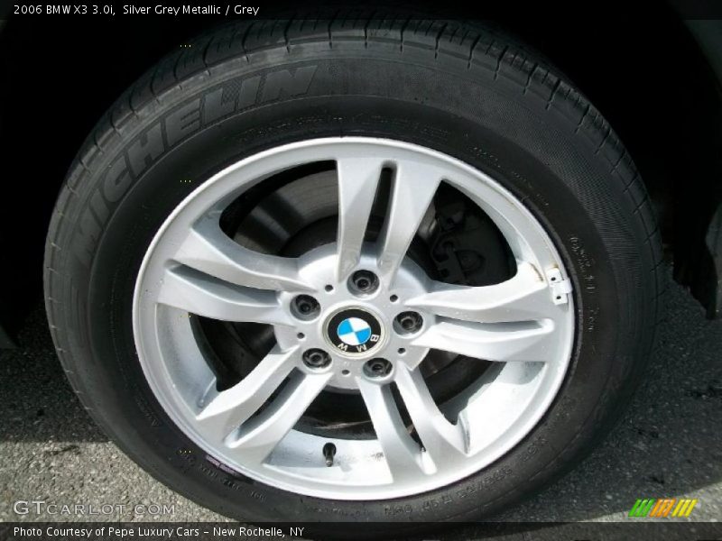 Silver Grey Metallic / Grey 2006 BMW X3 3.0i