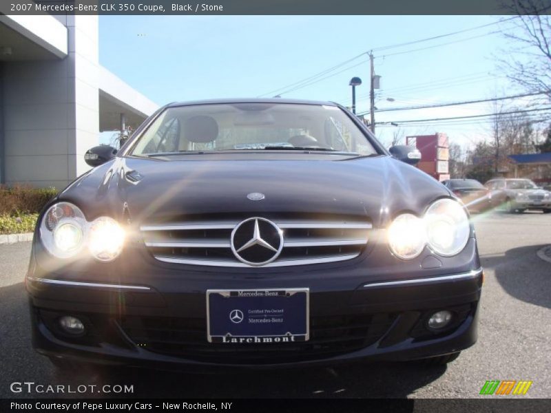 Black / Stone 2007 Mercedes-Benz CLK 350 Coupe